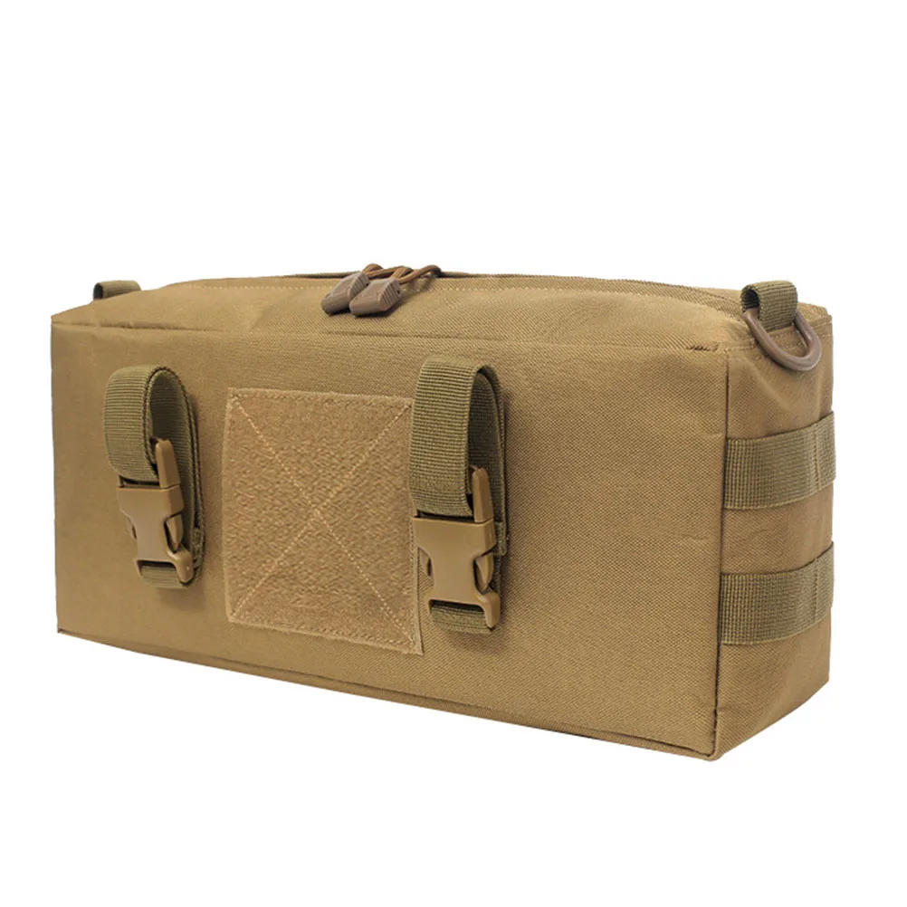 

Slash Outdoor Storage Bag Multi-function Camping Pouch Messenger Light Brown Nylon Equipment