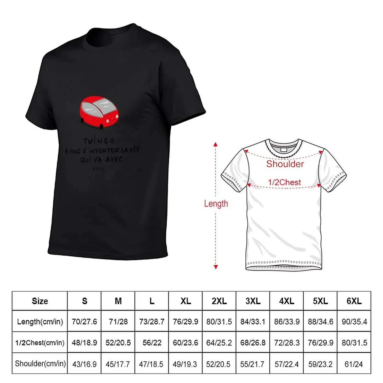 Twingo vit! T-Shirt shirts graphic tops kawaii clothes oversized mens designer t shirt