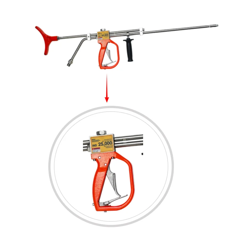 1500 Bar Ultra High Pressure Cleaning Gun Various Cleaning Overflow Handheld Gun Industrial Washer