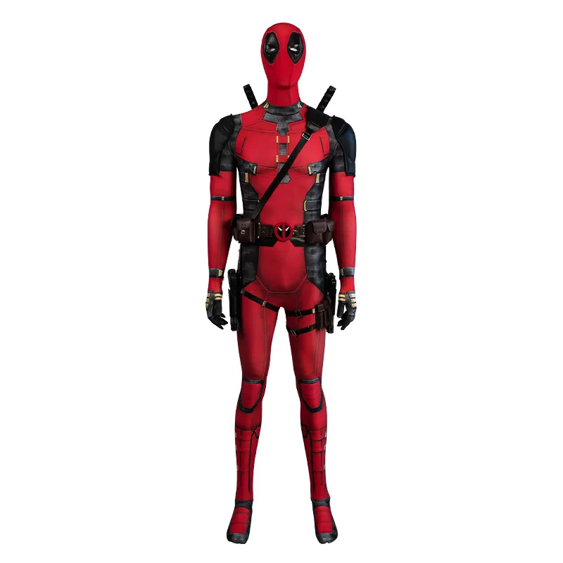 

Deadpool 3 Cosplay Costumes Superhero Jumpsuits Head Helmet Halloween Carnival Party Suit Accessories Adult Bodysuits Wolverine