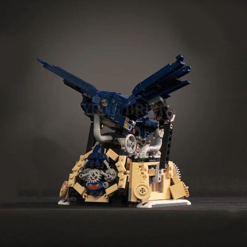 

726 шт. MOC 10265 Fordss Mustanges альтернативные строительные блоки Рождественский подарок для родителей и детей практический сборочный проект