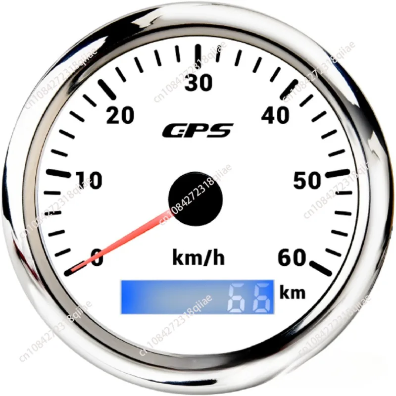 Speedometer Gauge Motorcycle Boat Car Truck Speed Gauge Meter with GPS Antenna Waterproof 9-32V