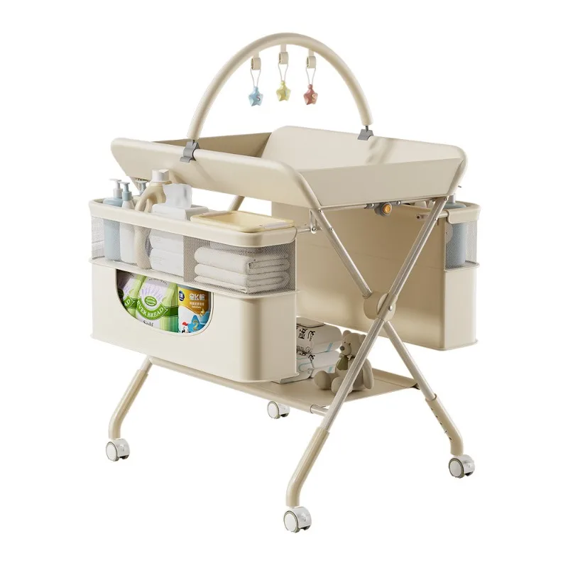 

Diaper table Baby changing table Newborn bath Massage Touch table Foldable multi-function