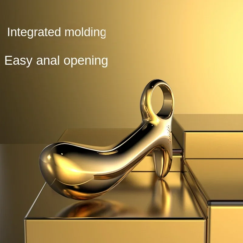 Stainless Steel Metal Anal Plug Prostate Massager Pull Ring Butt Plug G-point Stimulating Erotic Product Sex Toys for Men Women