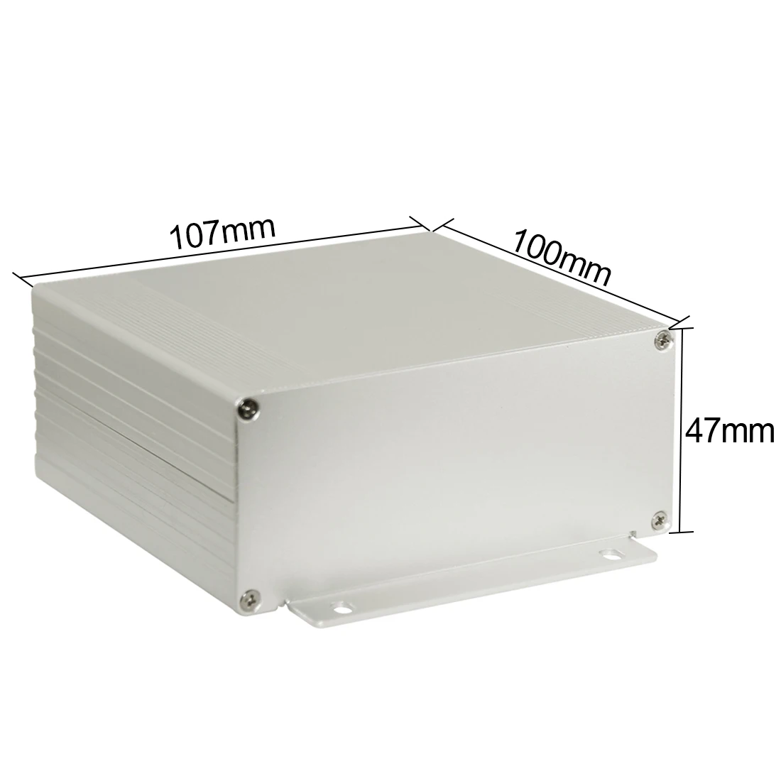 

Aluminum Enclosure Instrument Shell PCB Project Box Splitted Body L Type Plate Electronics Case 107*47*100mm DIY NEW