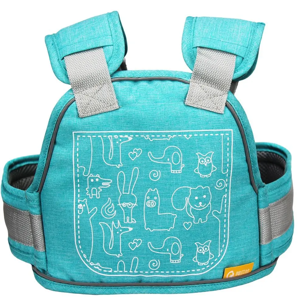 

Дышащий ремень безопасности для мотоцикла, регулируемый нескользящий ремень безопасности на заднее сиденье, анти-потерянный светоотражающий ремень, поводок для электрического велосипеда