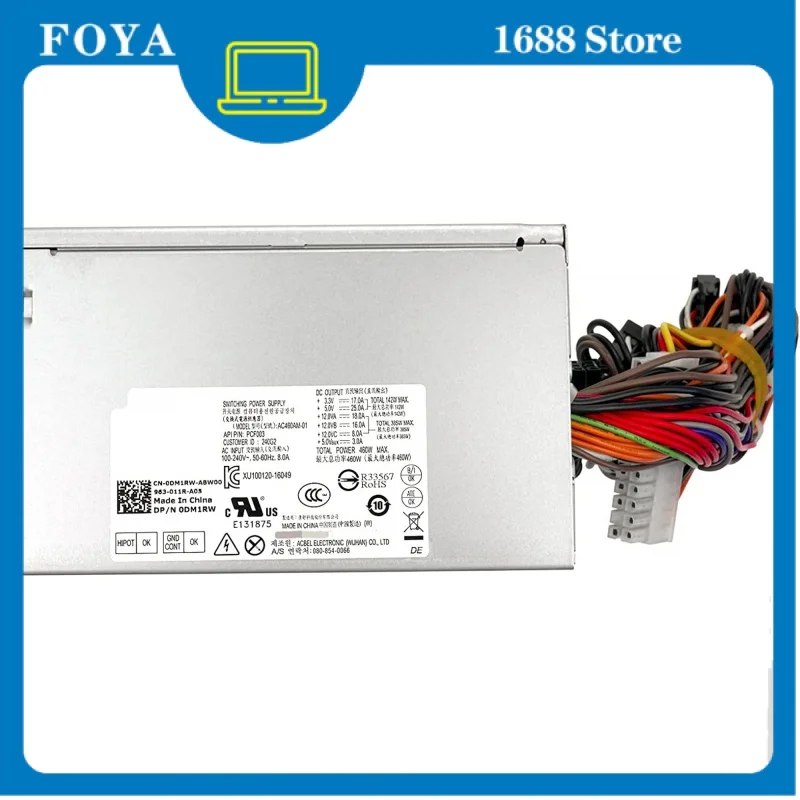 Refurbished For Dell XPS 8300 8500 8700 Power Supply 460W AC460AM-01 CN-0DM1RW 0DM1RW DM1RW 0GJXN1 0FFD6 100% Tested Fast Ship