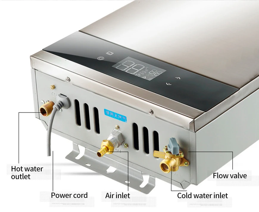 غلاية غاز للمنزل بالكامل 2025 - نظام تسخين ترموستاتي مع إمداد مياه ساخن 24/7
