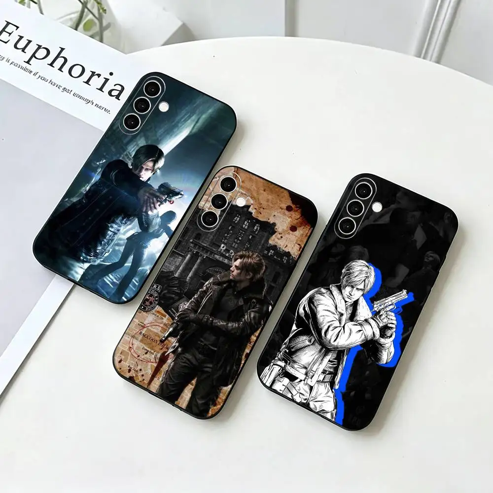 game Resident Evil Requiem Leon S   Phone Case For Samsung Galaxy A73,A72,A71,A70,A53,A52,A51,Others Soft Black Cover