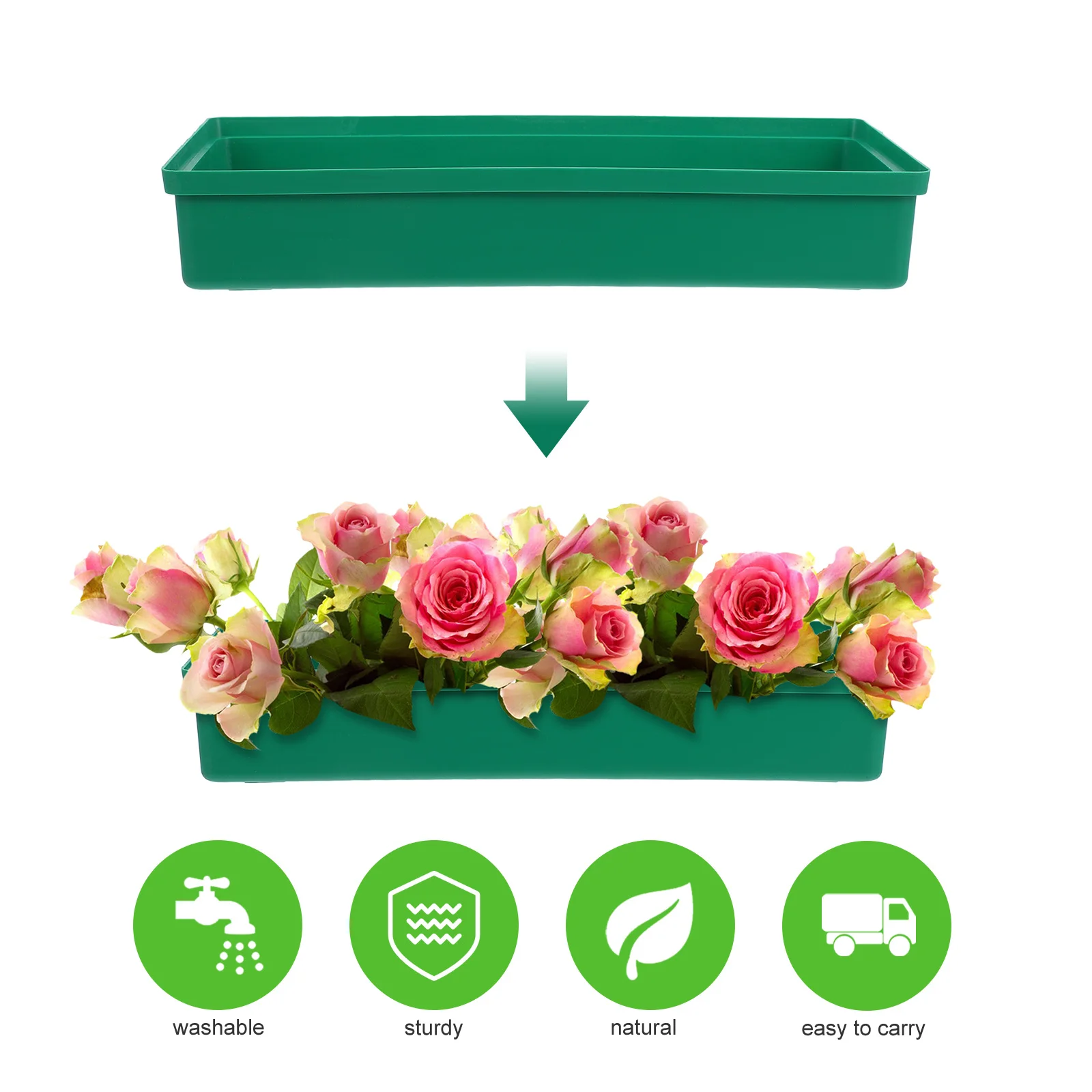 10 قطع من صواني رغوة الزهور، مستلزمات الزهور، مادة PP متينة، مثالية لحفلات الزفاف، قاعدة ترتيب المناسبات الخاصة