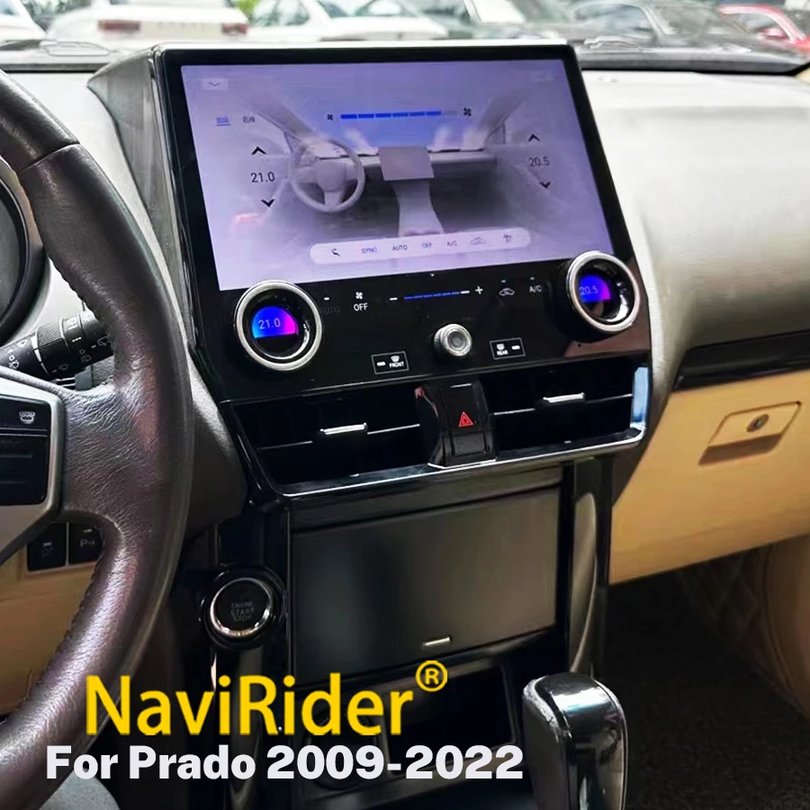 

13Inch For Toyota Land Cruiser Prado 120 Lexus GX550 2009-2022 8GB 256GB Car Radio Android Auto Carplay Multimedia Stereo GPS