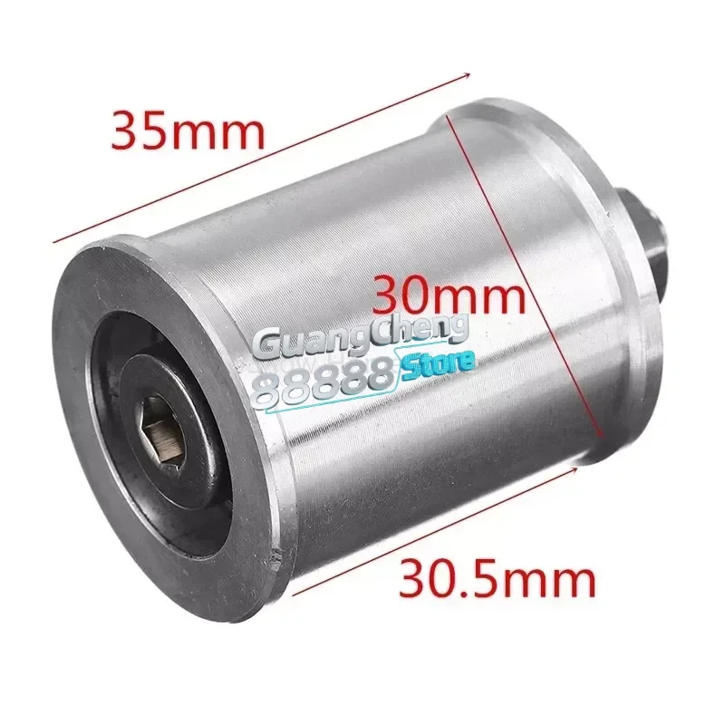 

НОВОЕ 30/50 мм DIY приводное колесо с двойным подшипником, ленточная шлифовальная машина, направляющее колесо с стержнем вала 8 мм/гайковым ключом, 1 компл.