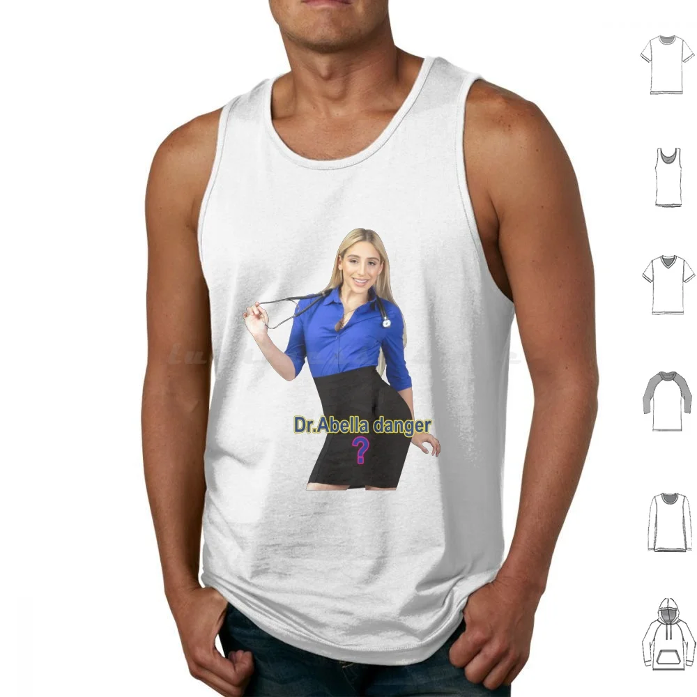 Abella Danger Tank Tops Print Cotton Abella Danger Sexy Riley Reid Mia Malkova Mia Khalifa Hot Lana Rhoades Danger