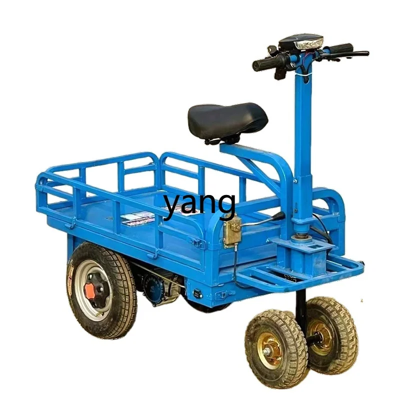 

yjq electric flat plate handling upside down donkey tricycle stall warehouse greenhouse orchard