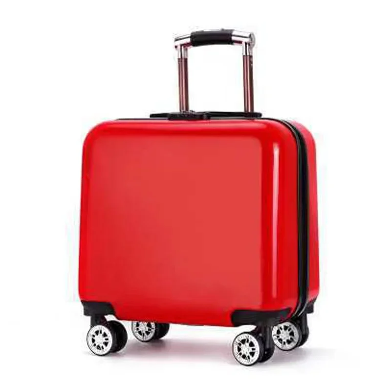 New 18 inch ABS luggage kid\'s Rolling Luggage set Women travel trolley suitcase with wheels