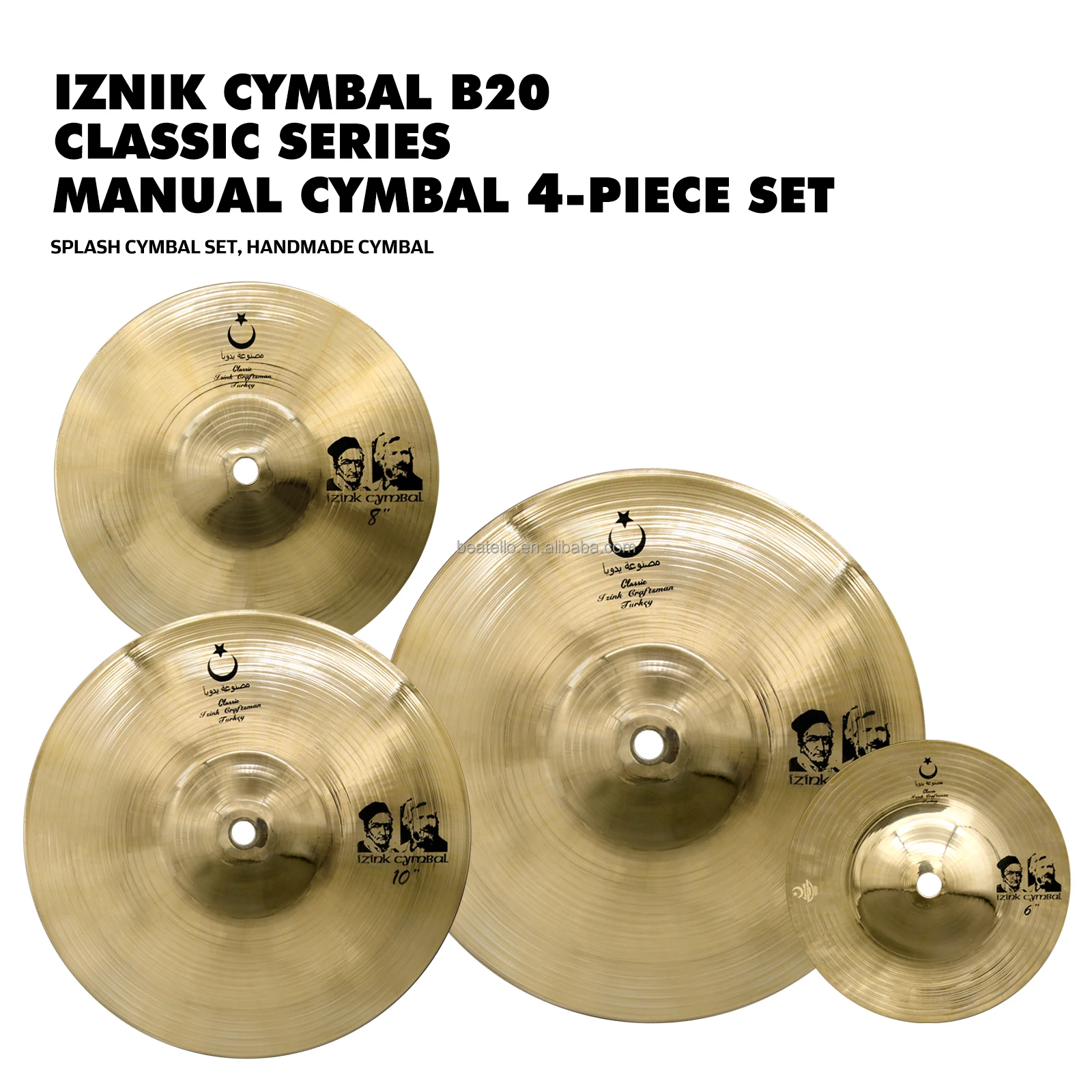 Tongxiang Chinese Traditional B8 Material TEC Series 14inch Hihat Cymbals-Professional Performance Drum Accessories