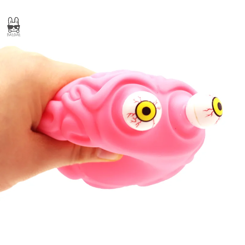 Anti Stress Flippy Brain Squishy Eye Popping Squeeze Fidget Toy Cool Stuff Kids ADHD Autism Anxiety Relief Toy For Kids Adult