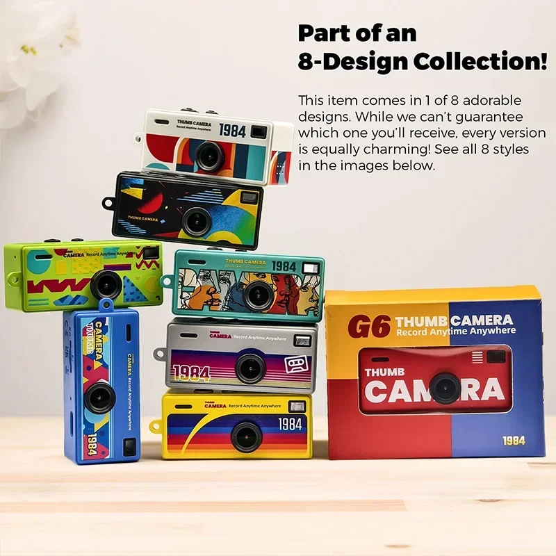 كاميرا رقمية صغيرة 1080P 130 °   عدسة واسعة الزاوية حجم سلسلة المفاتيح الرجعية مع شاشة LCD 0.95 بوصة كاميرا صور هدية عيد ميلاد