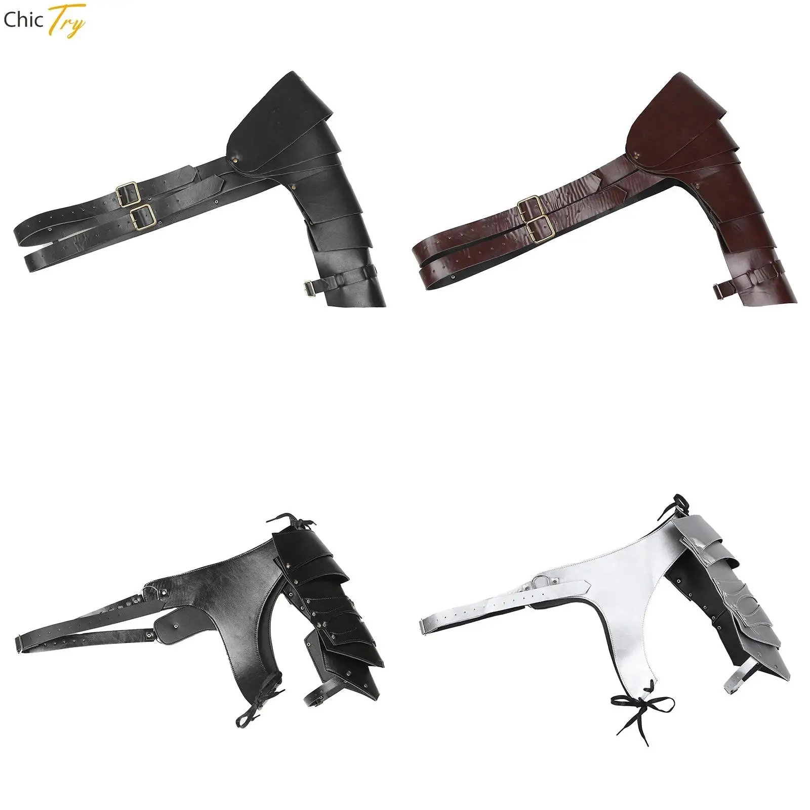 

Средневековый щиток для рук воина, винтажный многослойный чехол на одно плечо, доспехи, щит для рук, тематическая вечеринка, Хэллоуин, косплей, доспехи с рукавами