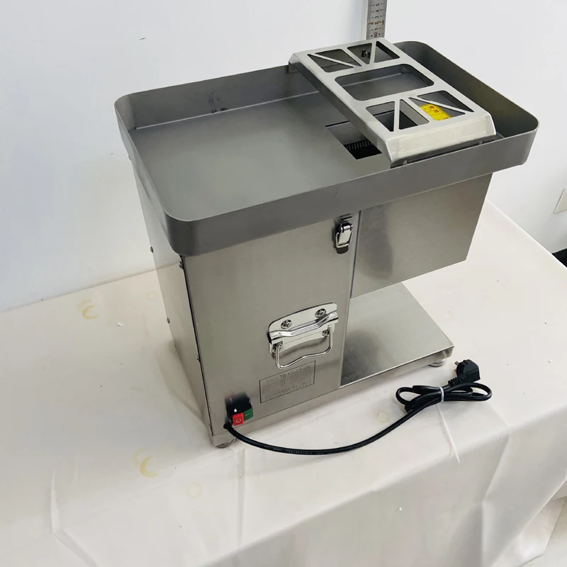 Машина для резки мяса Автоматическая коммерческая машина для нарезки мяса, овощей, картофеля, грибов, лука, машина для нарезки мяса из нержавеющей стали Sl