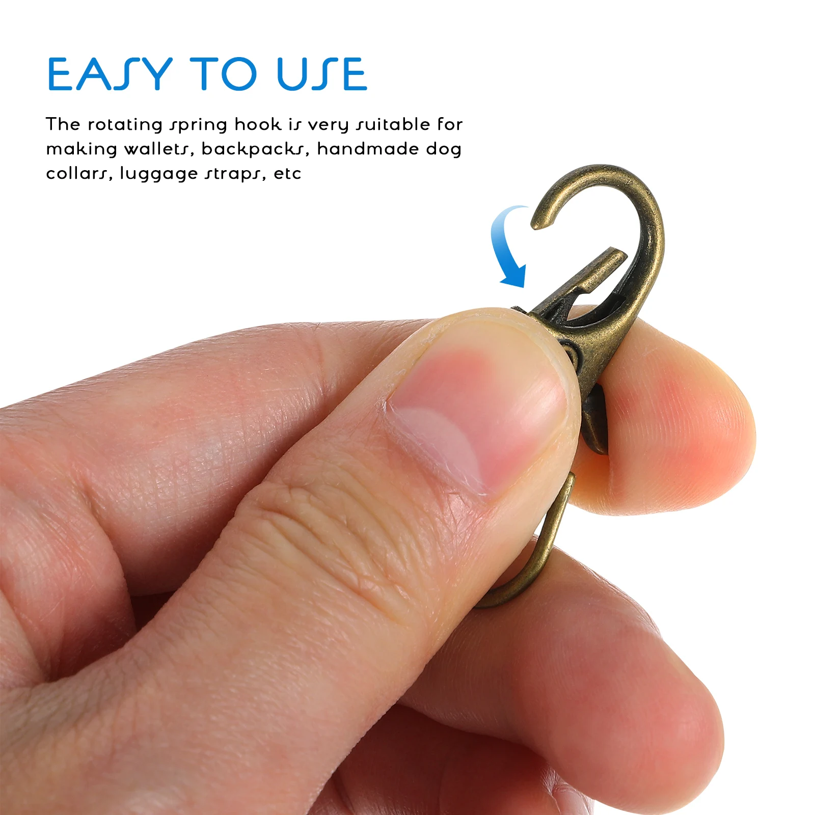 

Swivel Snap Hooks Key Rings Small Round Keychain Rings Lobster Clasps Key Attachments Keys Organization Craft Diy Projects