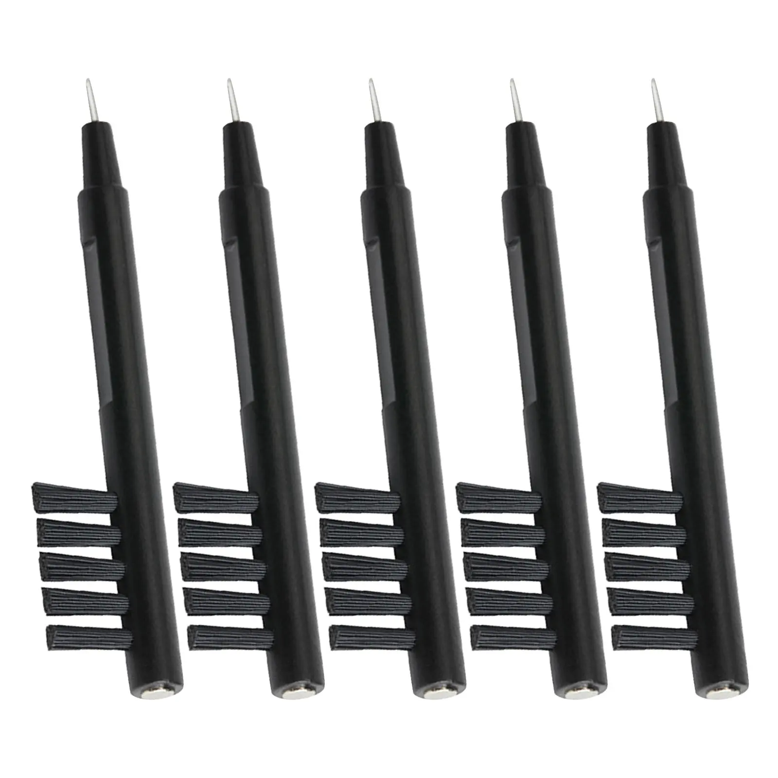 5Pcs Hearing Amplifier Cleaning Brush Premium Material U-Shaped Magnet Earwax Removal Tool Hearing Aid Cleaner