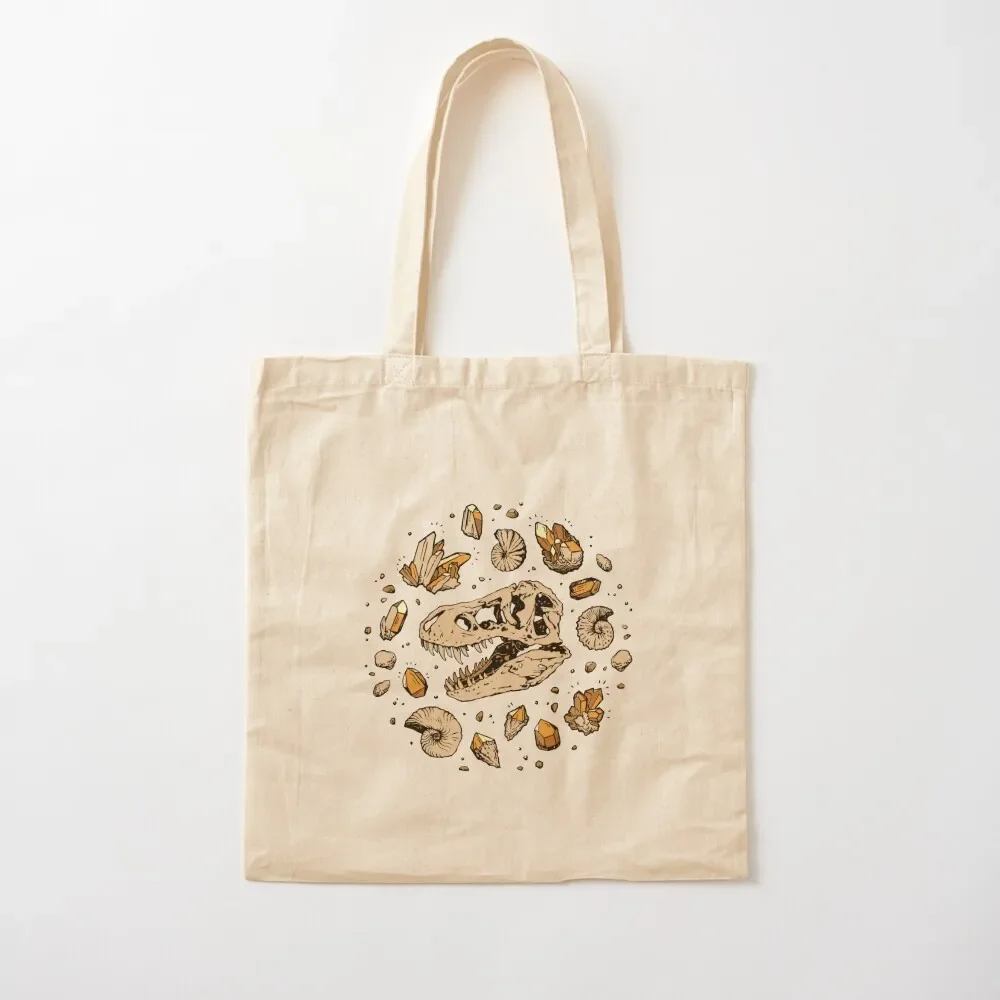 

Geo-rex Vortex Citrine Quartz Dinosaur Fossil Art Tote Bag Cloth bag Shopper bag Shopping bags