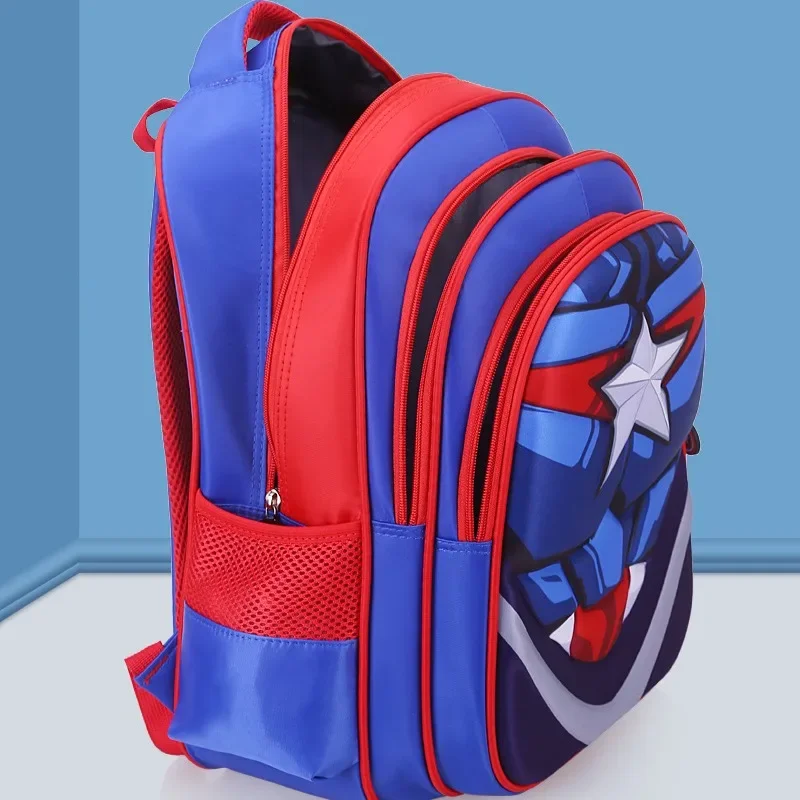 Mochila escolar Marvel Comics para niño, mochila de gran capacidad con protección de la columna vertebral, reductor de carga, mochila de moda para jardín de infantes, nuevo estilo