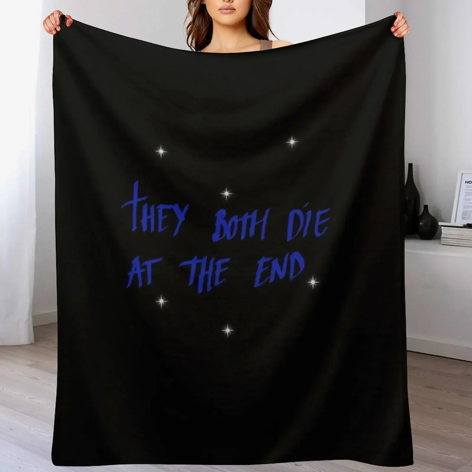 They both die at the end Throw Blanket Designers Fashion Sofas Blankets