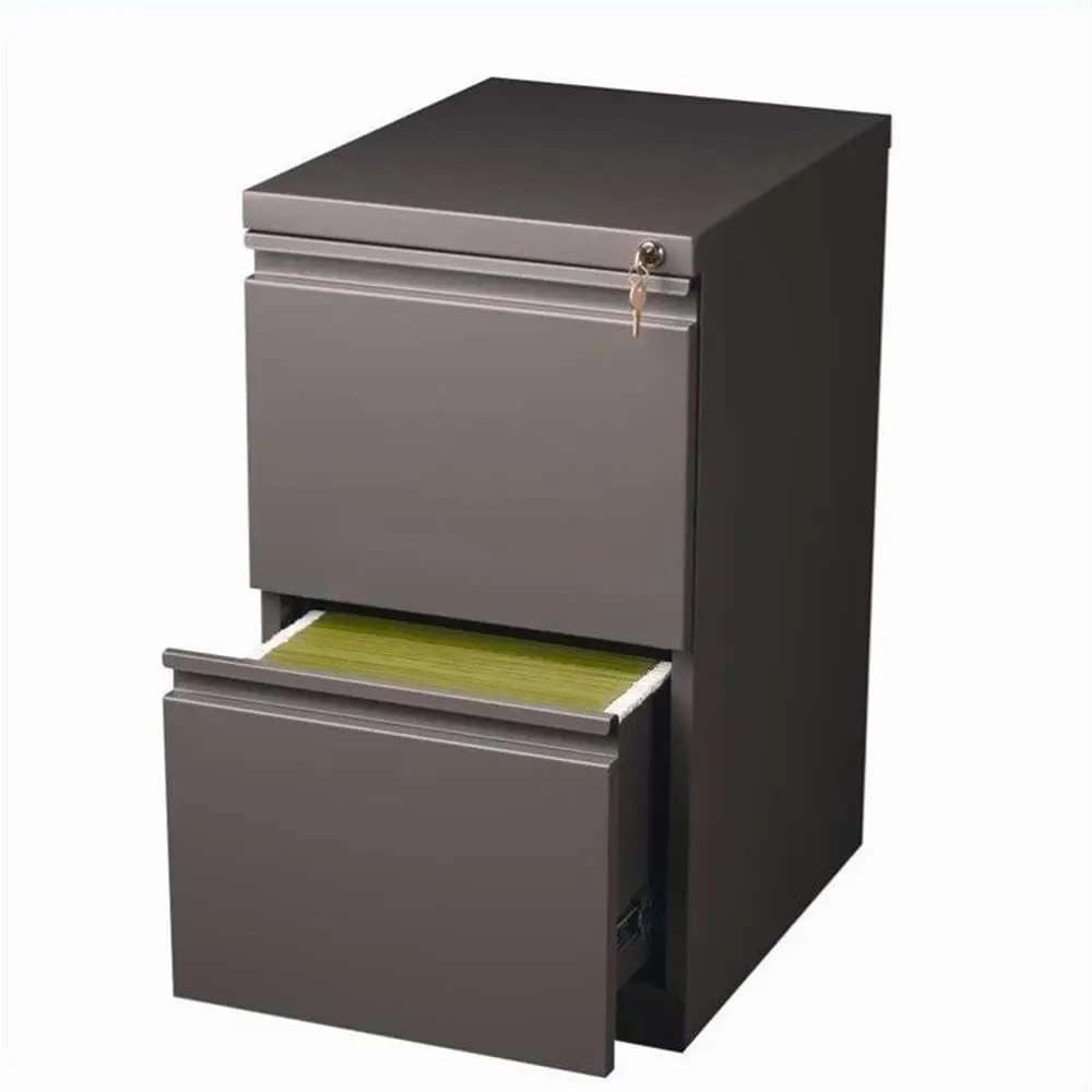 

20" Deep 2 Drawer Mobile File Cabinet Rolling Storage Legal Letter Office, Customized