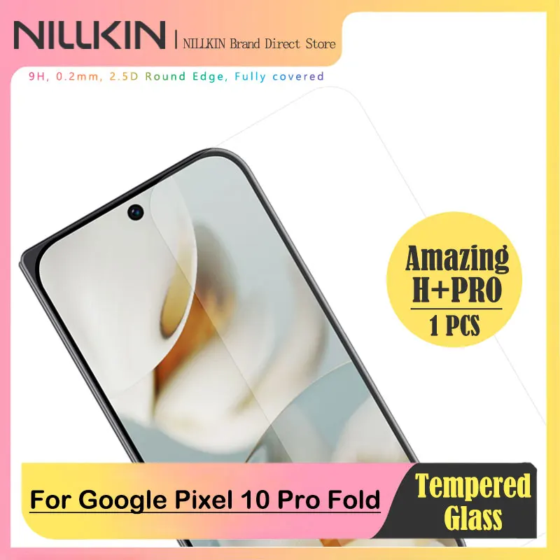 

Защитная пленка для экрана Google Pixel 10 Pro Fold, противовзрывное стекло 9H NILLKIN H+PRO, ультратонкое, 0,2 мм, с антибликовым покрытием, защита от ультрафиолета