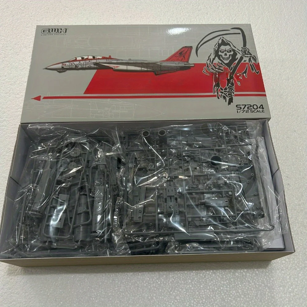 

Комплект масштабной модели самолета в сборе S7204 F-14B VF-101, эскадрилья смерти, ограниченный выпуск 1:72 от Great Wall Hobby