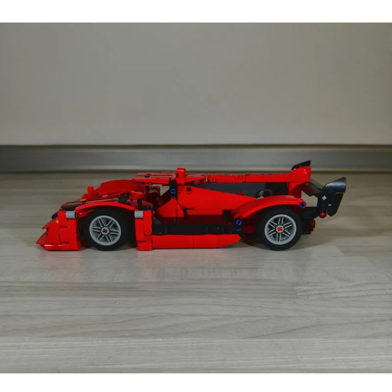 moc-255599-new-red-sports-iconic-supercar-racing-building-block-model-574-parts-boys-children's-birthday-christmas-toy-gift