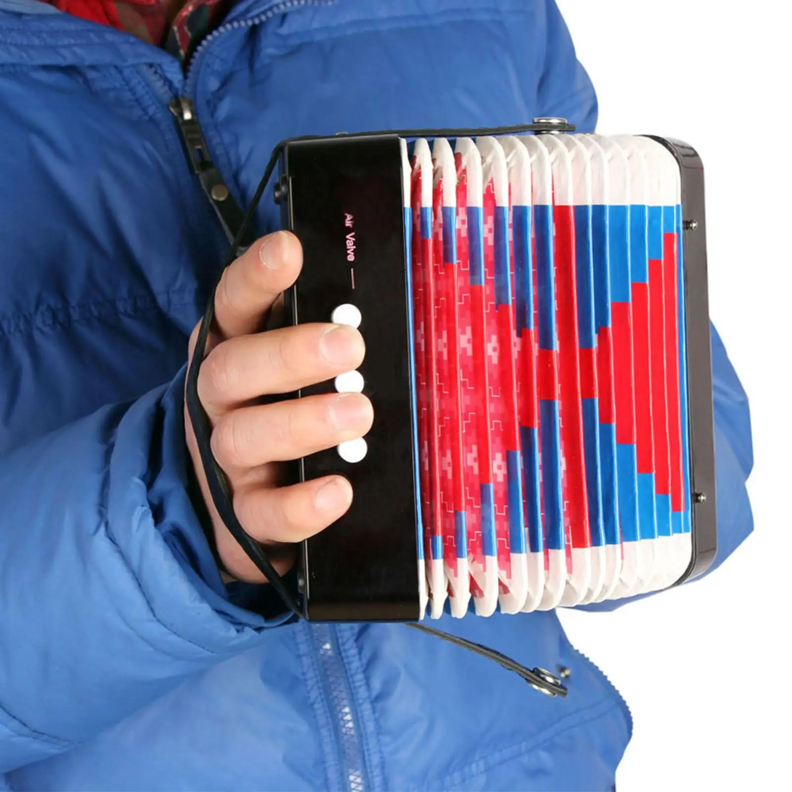 

17 Keys Accordion Musical Instrument Music Educational Valentines Day Gifts for