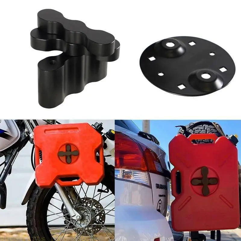 

Крепежная подставка для газового баллона, держатель из алюминиевого сплава, масляные баки, кронштейн для бензиновой банки, подходит для мотоцикла, внедорожника