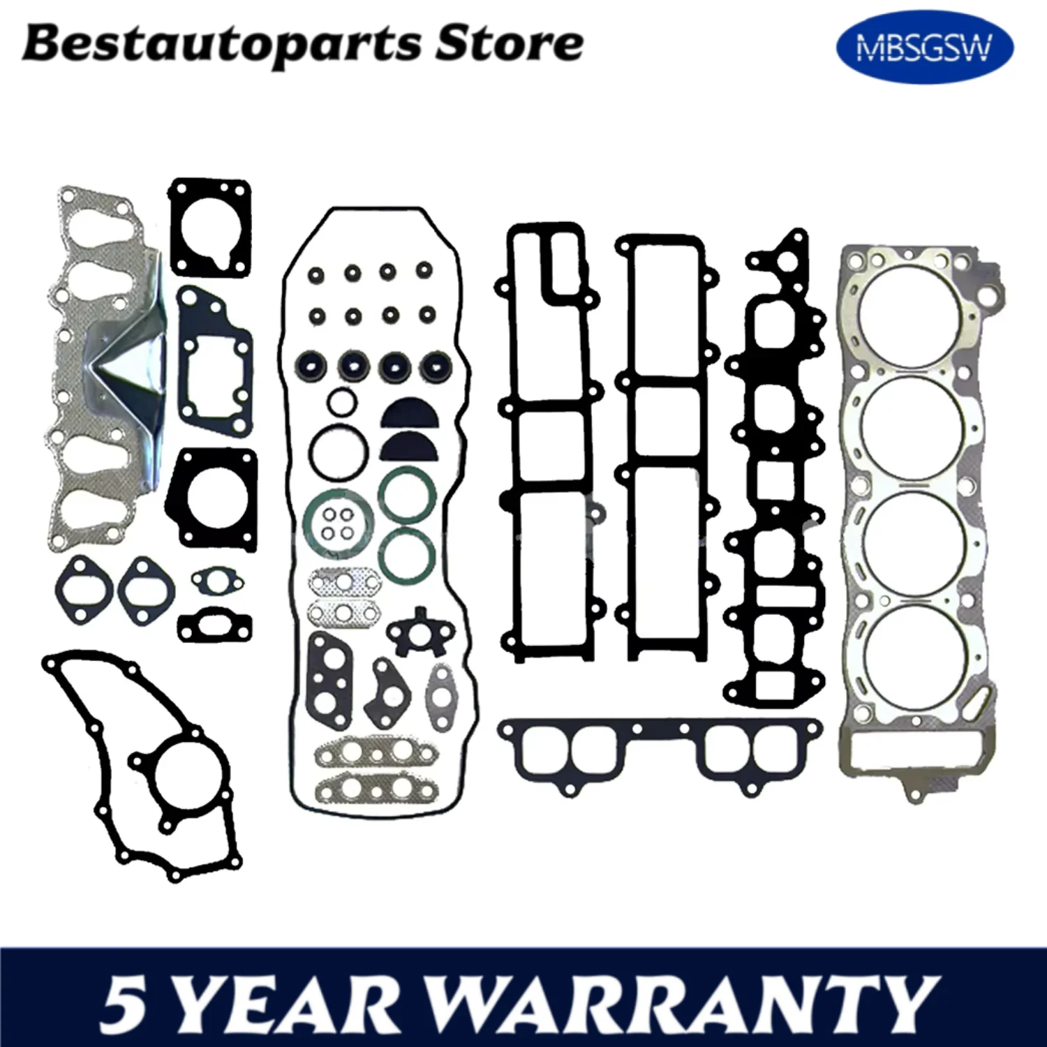 

ENGINE PARTS Cylinder Head Gasket Set For Toyota 4Runner Pickup 2.4L L4 GAS SOHC 2.4 L 22RE 22REC 1985-1995