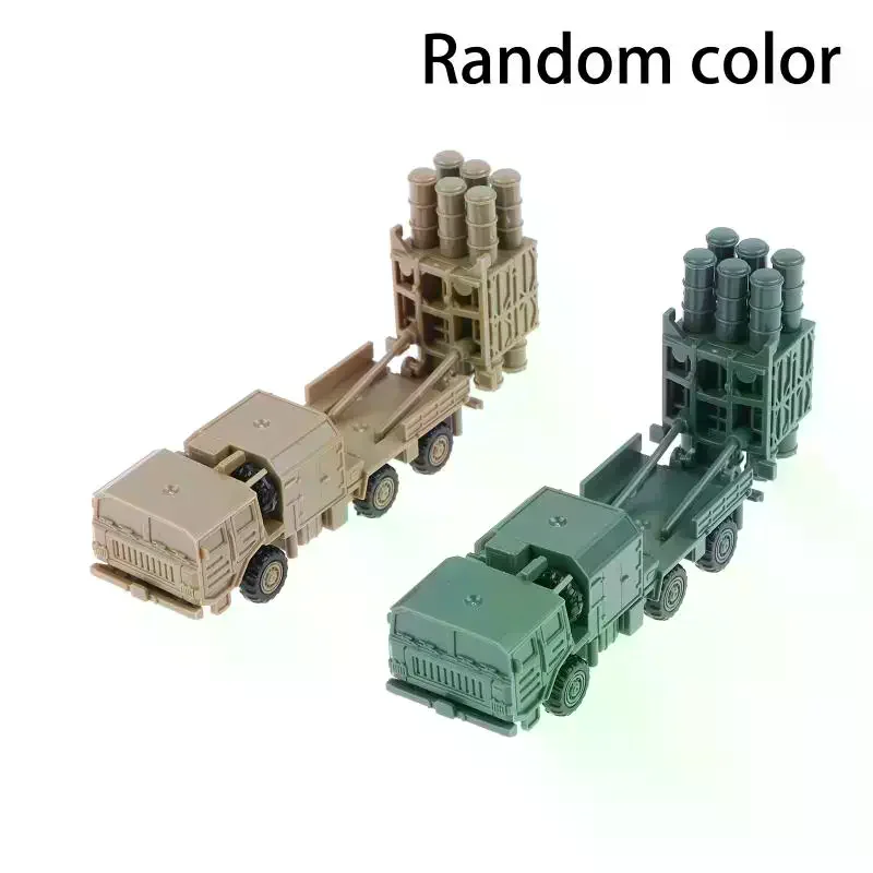 /GJ/1/144 China HQ-16 Air Defense Missile Launcher 4D Assembled Chariot Simulation Model Sand Table Toy No Glue Required