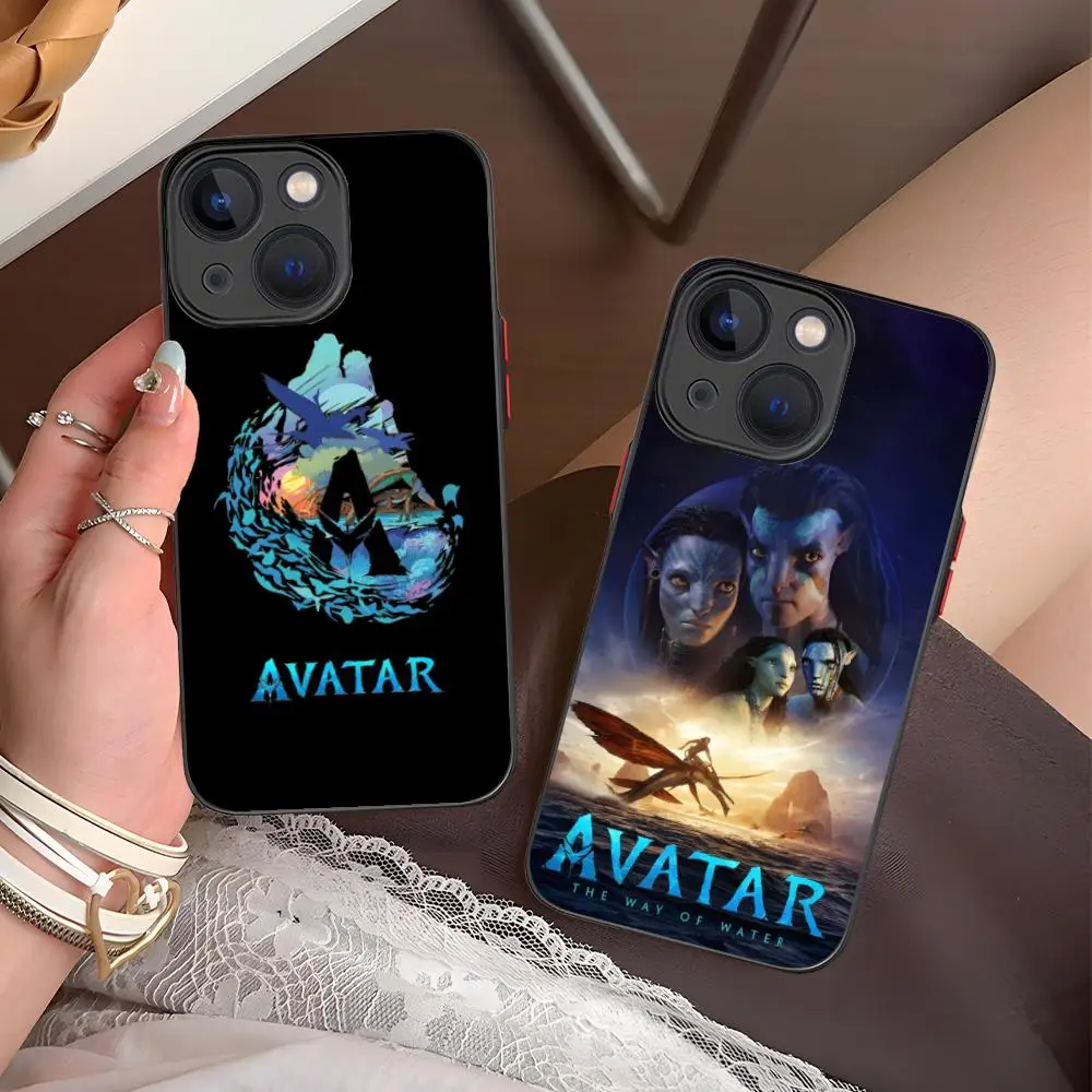 

Чехол для мобильного телефона Movie A-Avatar для iPhone 16, 15, 14, 13, 12, 11 X XR XS 8 7 Pro Max Plus, роскошный силиконовый чехол с цветной печатью