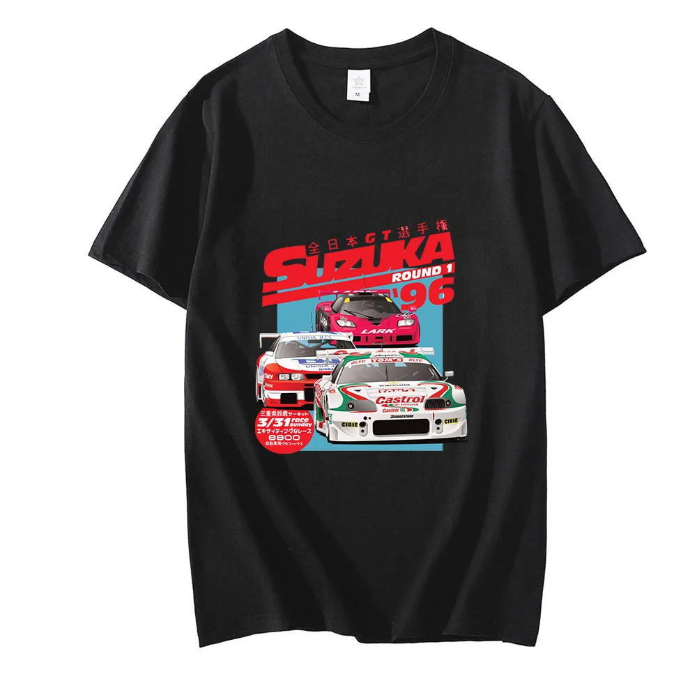 GTO Car T Shirts Race Car Tees Unisex Clothing Short Sleeve Tshirt 100% Cotton Sense of Design T-shirts Manga Clothes