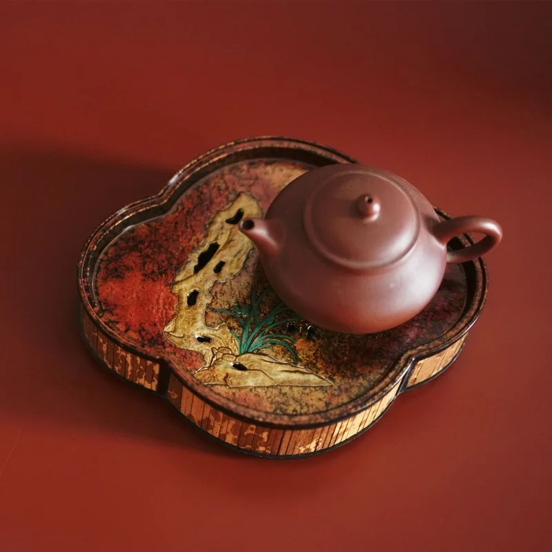 New Chinese style, water storage  dry brewing table tray c