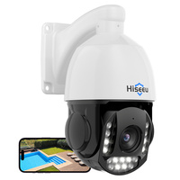 Hiseeu HD185-PZ 4K 8MP PTZ PoE Security Camera 30X Optical Zoom Color Night Vision Human Detection 2-Way Audio IP66 Waterproof C