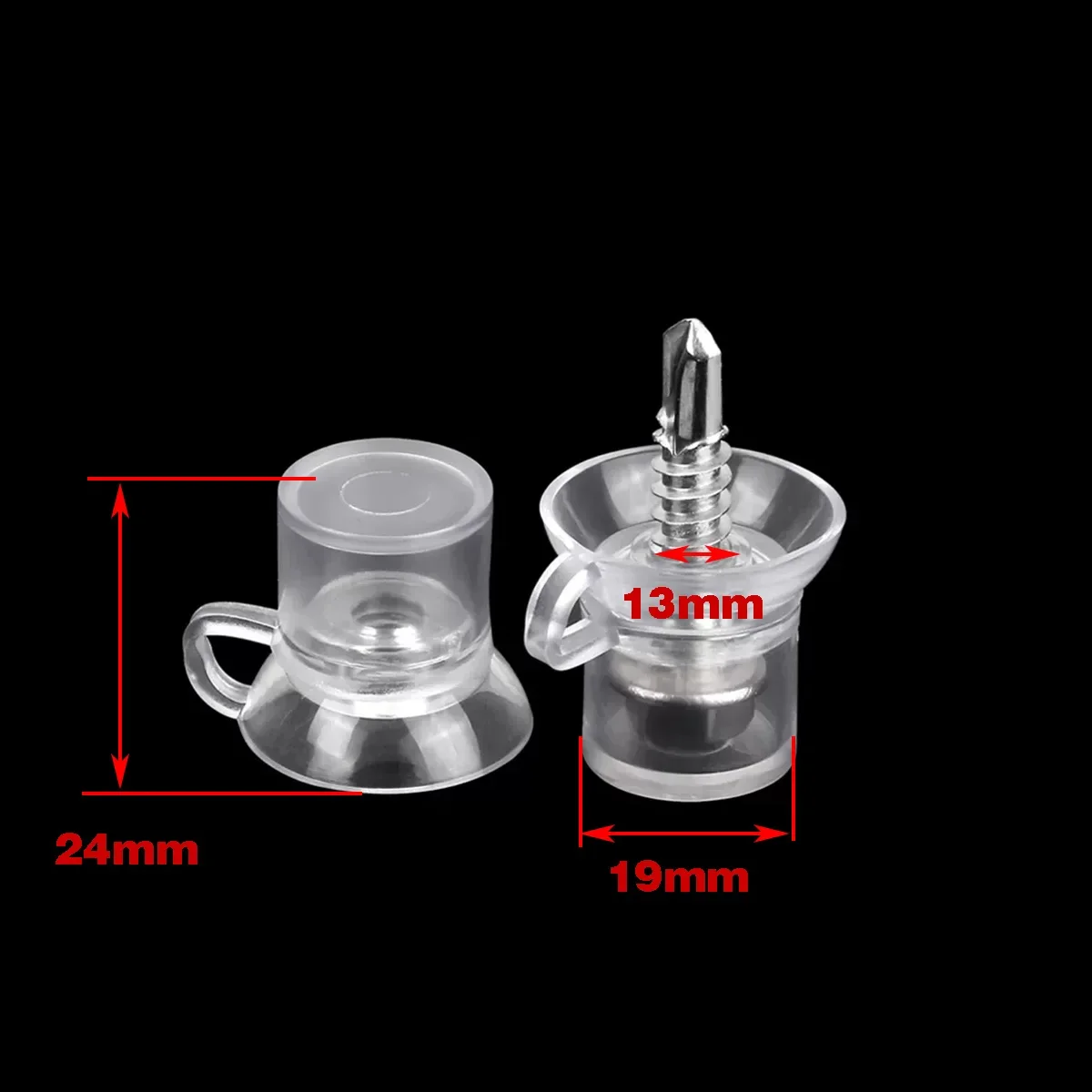 Transparent Drill Tail Screw Waterproof Cap