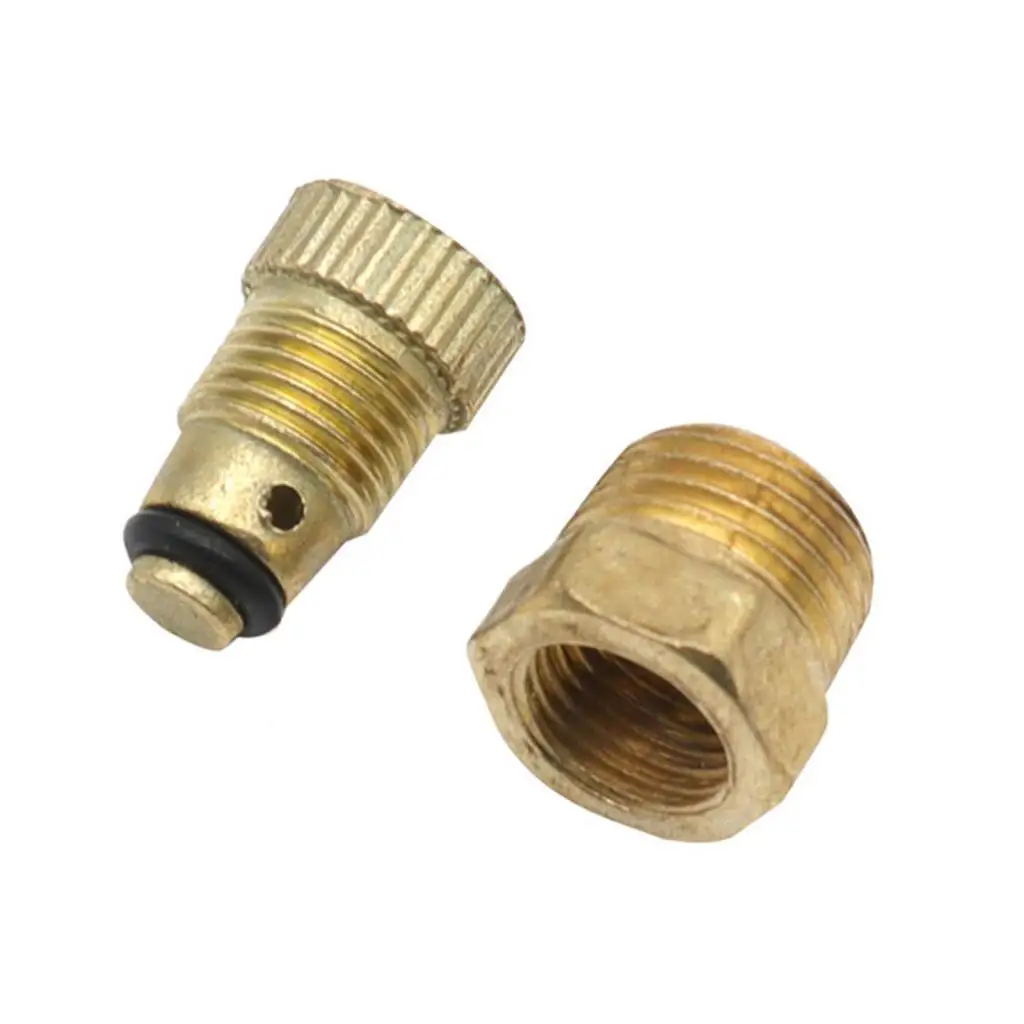 Copper Plated Drain Cock Easy Install Air Compressor Valve Sturdy Water Pump Plug for Pump Tank Parts Replacement and Service