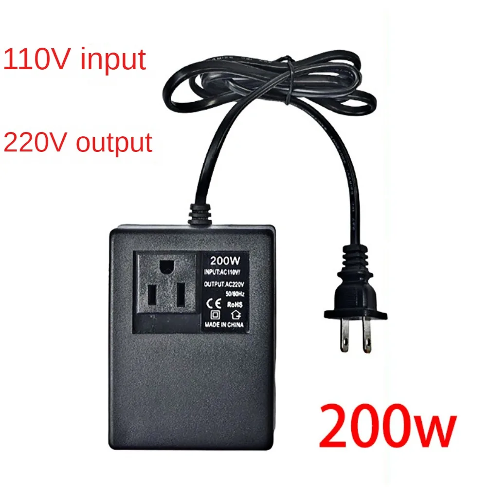 

Universal Travel Voltage Converter , 110V To 220V Voltage Converter,200W, Pure Copper Transformer, US and Japan Use, 200W