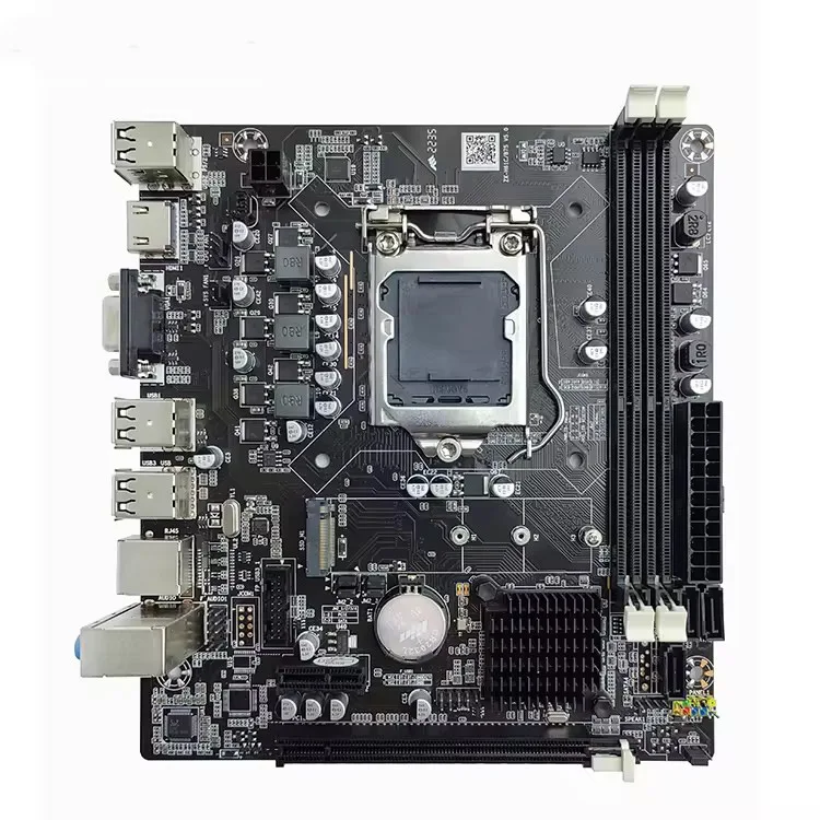 New desktop main board H61 1155 pins DDR3 computer main board dual core/quad core I3 i5 and other CPU super B75