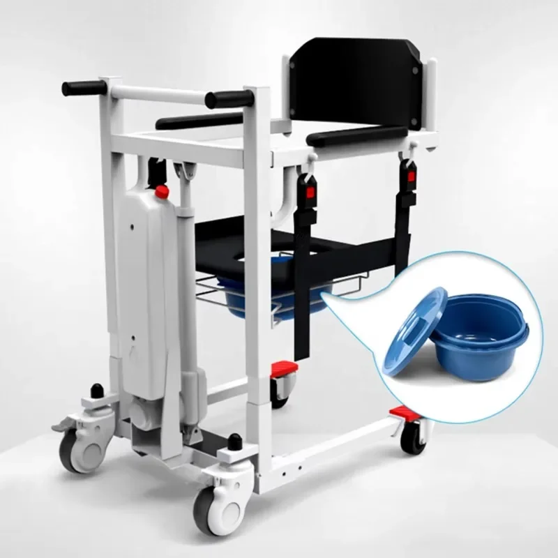 Hot Selling Product 2023 Handicap Electric White Portable Shower  Toilet Chair Patient Lift for Disabled