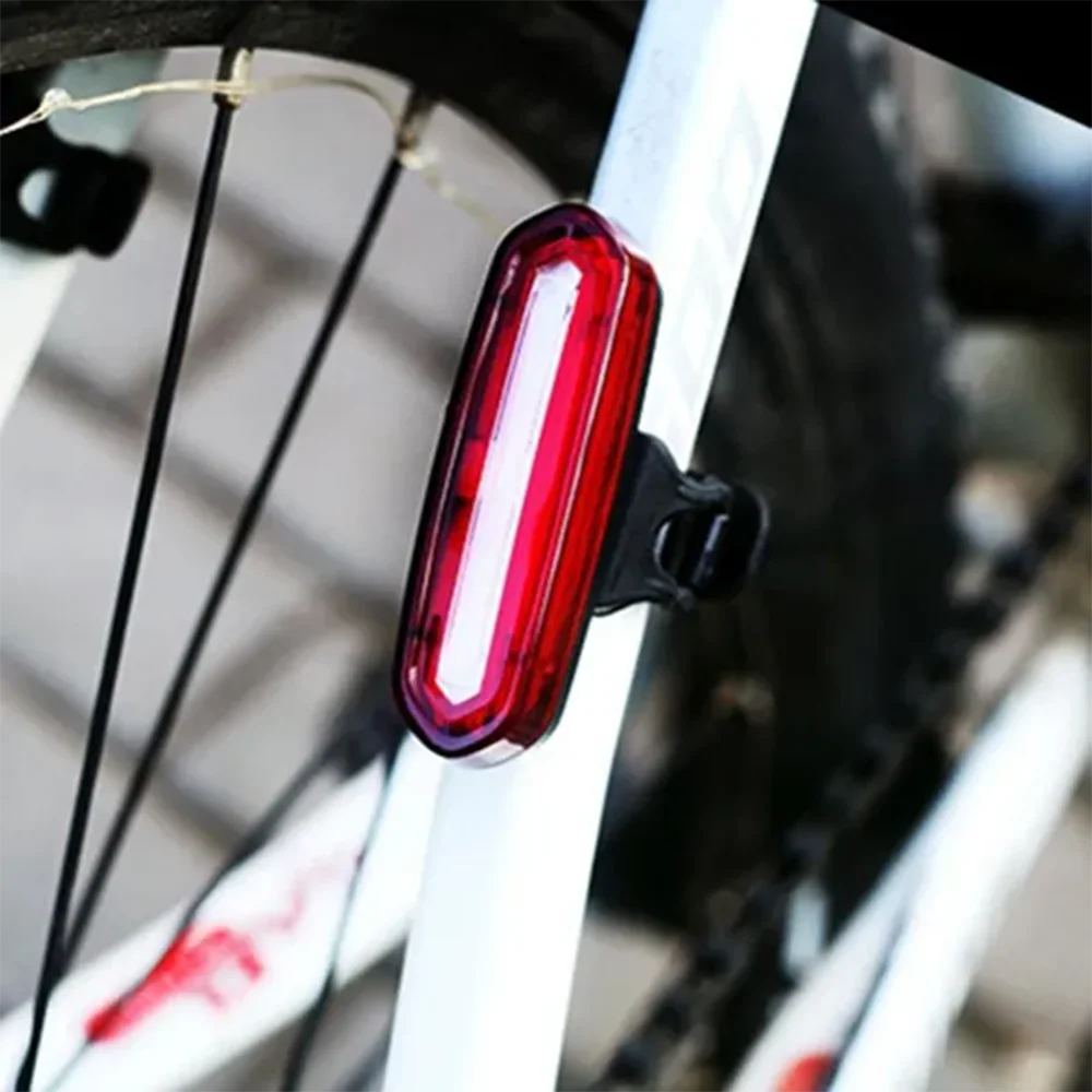 Motocycle Taillight USB Chargeable Mountain Bike Tail Warning Lamp Cycling Rear Light Bicycle LED Tail Lamp