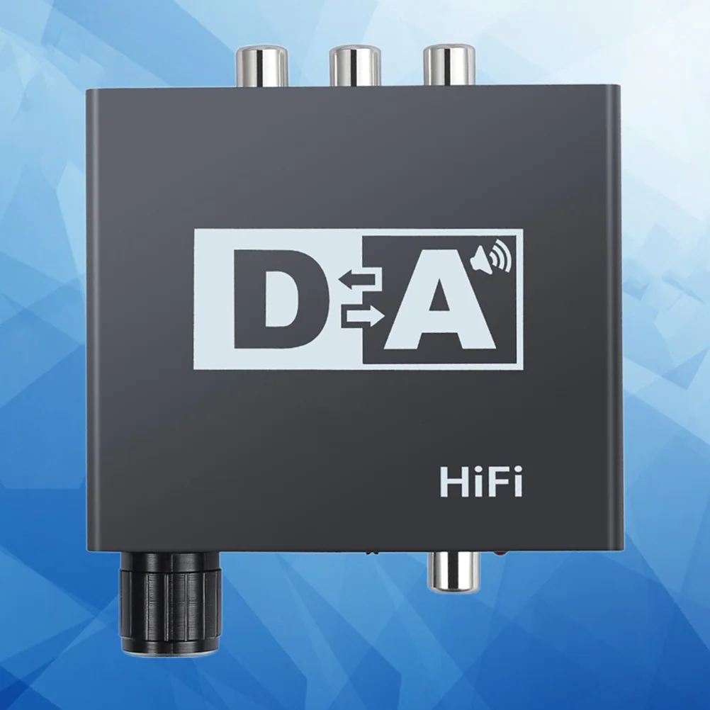 

Fiber Digital To Analog 3.5Mm Volume Adjustment Optical Bi-Directional Adapter 24-Bit Spdif Input 16-300 Ohm Headphones