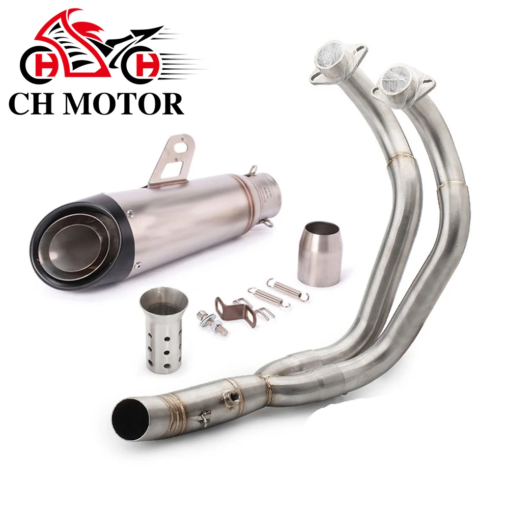 High Performance Hot Sale Exhaust Front Section Stainless Steel Front Section For Yamaha MT07 MT-07 R7 xsr700 R7 Slip - On