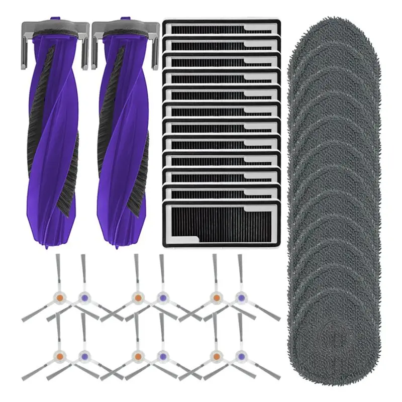 

A70Z Fafa】Совместимые с Narwal 001 основные и боковые щетки, HEPA-фильтры, салфетки для уборки, аксессуары, запасные части